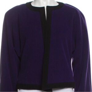 Emanuel Ungaro Purple and Black Women's Top